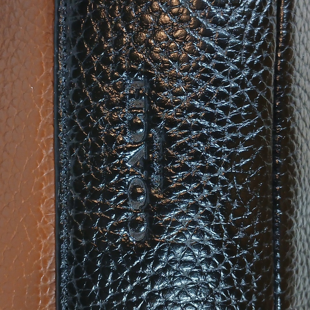 Coach Hamilton Brown Leather Double Zip  Men's Briefcase/ Shoulder Bag - Picture 14 of 16